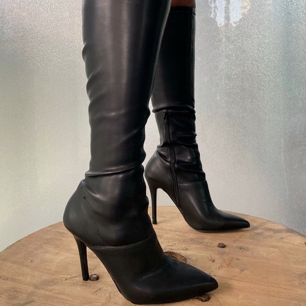Aldo Vegan Leather Knee High Boot